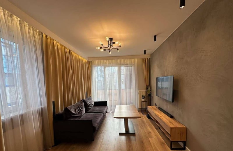 Аренда современной 3-комнатной квартиры, 68 м², район Мокотув, Варшава, Польша